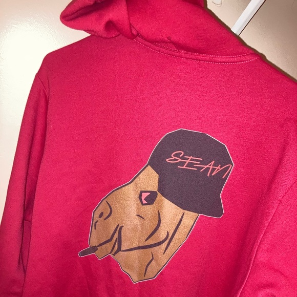 Red Sean Camel Hoodie 🐪 - Picture 1 of 2